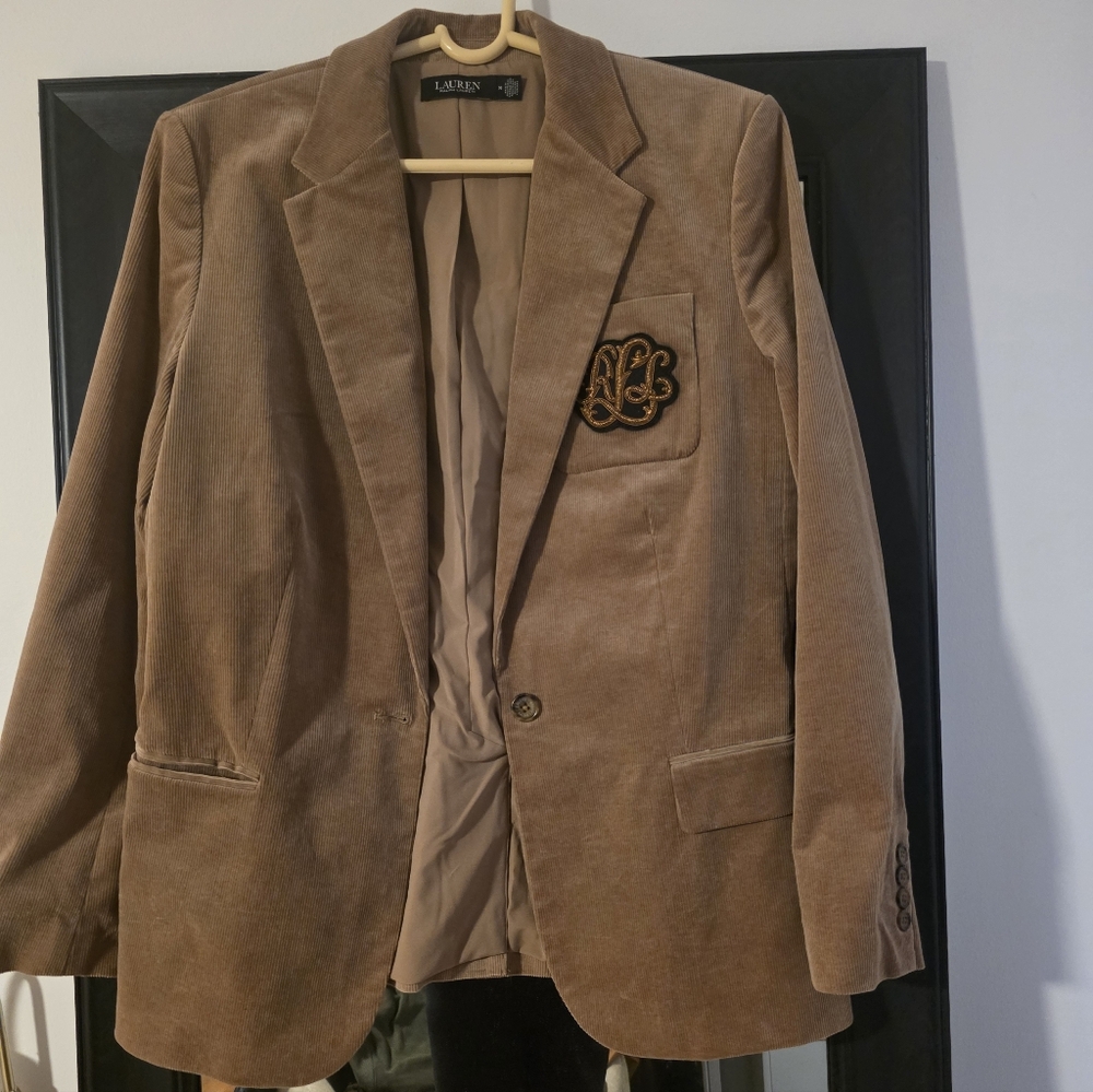 Ralph Lauren Tan Corduroy Jacket